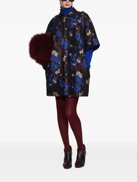 Virágos jacquard ingruha Essentiel Antwerp barna