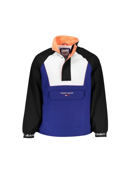 Kurtka Tommy Jeans w miejskim stylu niebieska