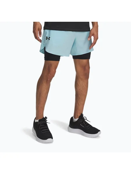Férfi rövidnadrág Under Armour Peak Woven stream/black. Méret: M fekete