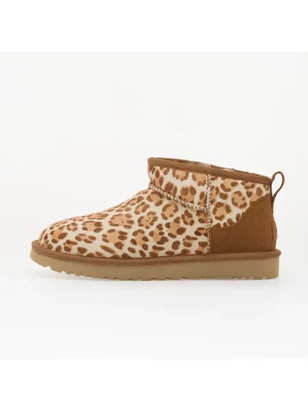 Trampki UGG W Classic Ultra Mini Plains Felicity Leopard Jasmine EUR 38 brązowe
