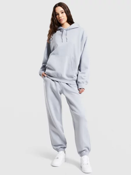 The North Face Bluza Z Kapturem Oversize Essential szara