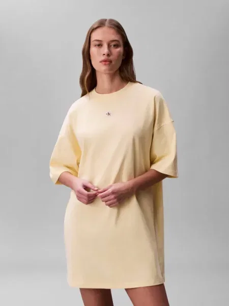 Calvin Klein Jeans Hétköznapi ruha Oversize fehér
