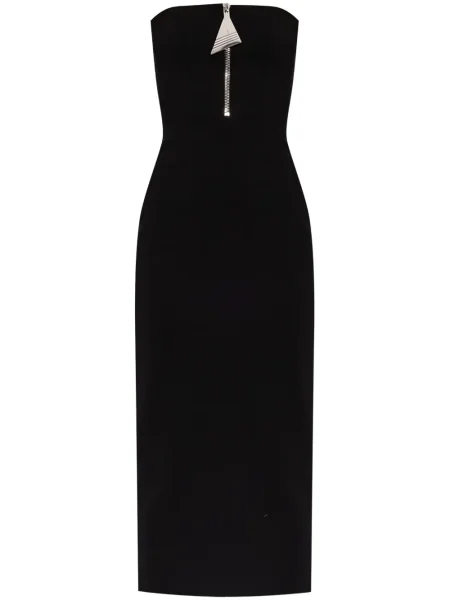 Rochie midi The Attico până la genunchi de costum negru