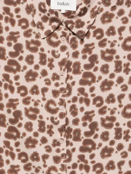 Cămașă Ba&sh cu imagine cu model leopard