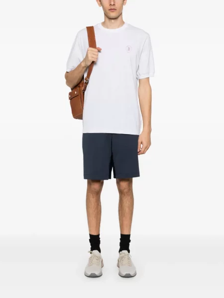 Tricou Brunello Cucinelli din jerseu gri