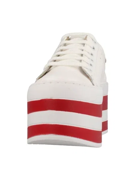 Pantofi Yellow alb