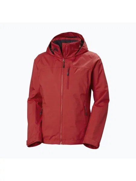 Geacă de navigație pentru femei Helly Hansen Crew Hooded Midlayer red roșu