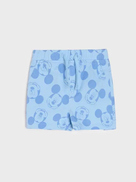 Sinsay Džínové kraťasy Mickey Mouse modrá