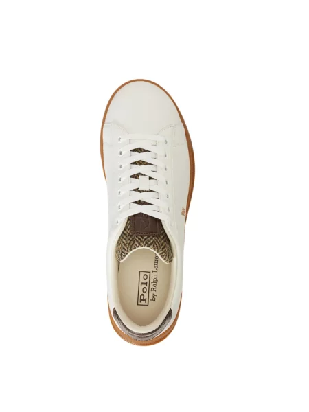 Sneakersy Polo Ralph Lauren skórzane białe