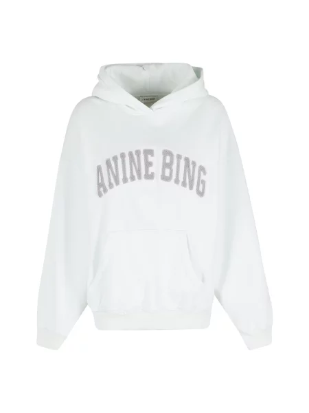 Bluza z kapturem Anine Bing zielona