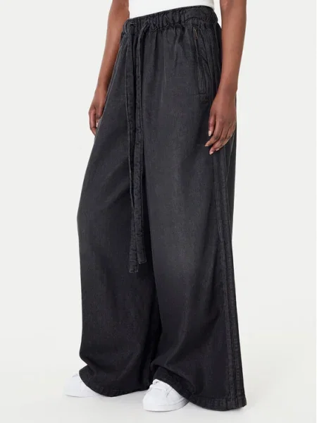 Adidas Blugi Wide Leg negru