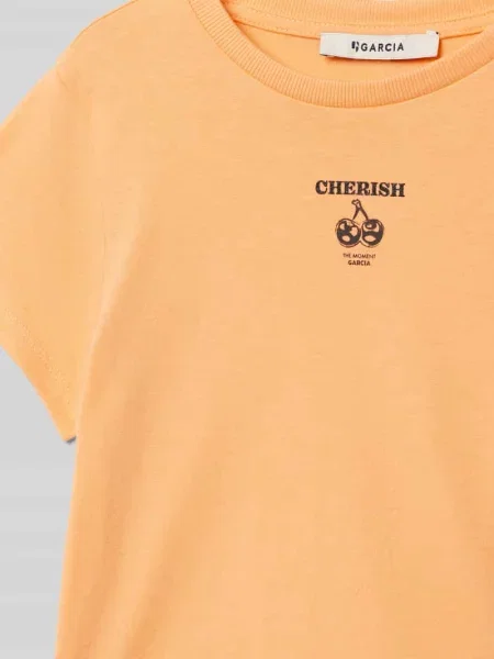T-shirt z nadrukiem z motywem i napisem Garcia