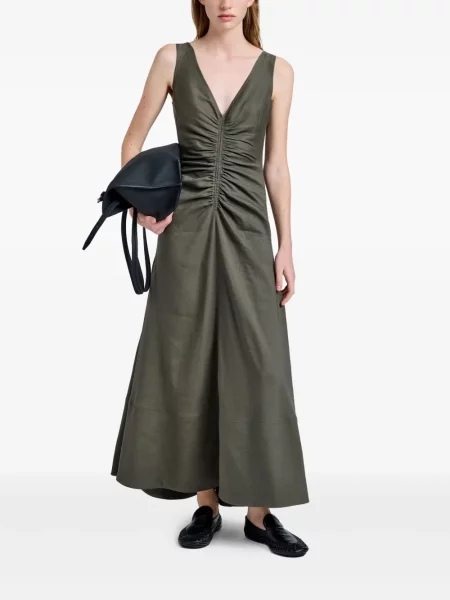 Kostiumas maksi maxi suknele Proenza Schouler žalia