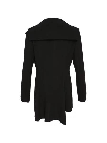 Gulerat geacă Yohji Yamamoto asimetrică negru