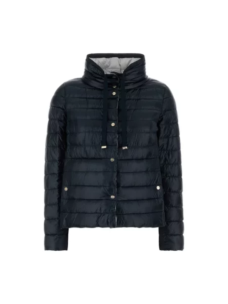 Kurtka puchowa Herno dwustronna niebieska