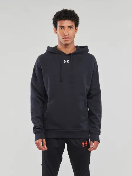Fleece kapucnis melegítő felső Under Armour fekete