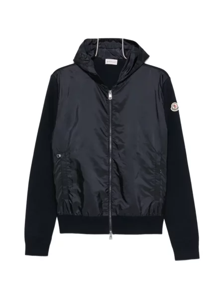 Hanorac cu glugă Moncler cu autograf albastru