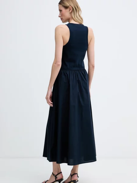 Tommy Hilfiger sukienka maxi Kobiety niebieski S granatowa
