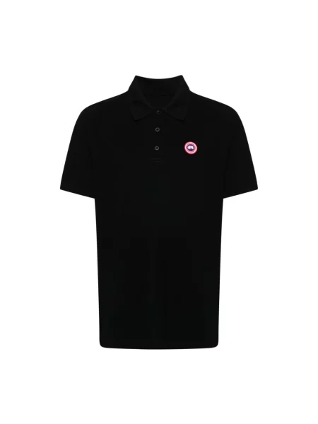 Koszulka polo Canada Goose czarna