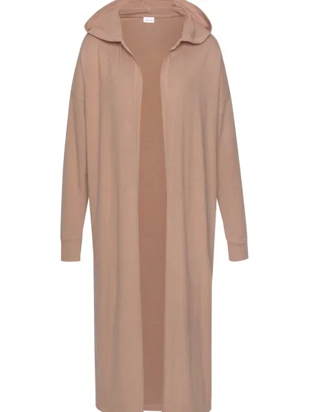 LASCANA Halat pentru dimineață taupe gri