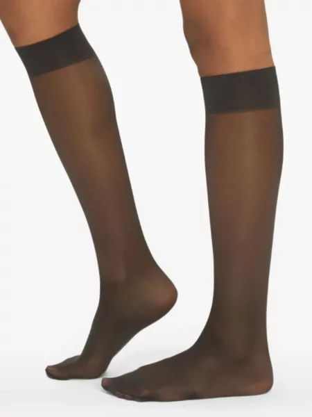 Șosete Wolford din satin negru