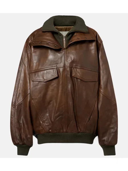 Geanta de piele Isabel Marant maro