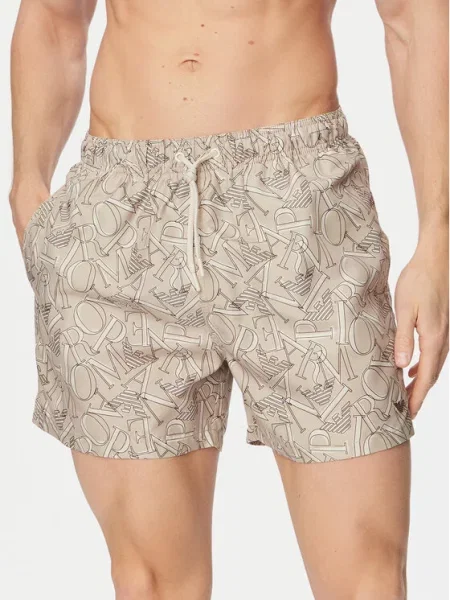 Emporio Armani Kopalne hlače siva