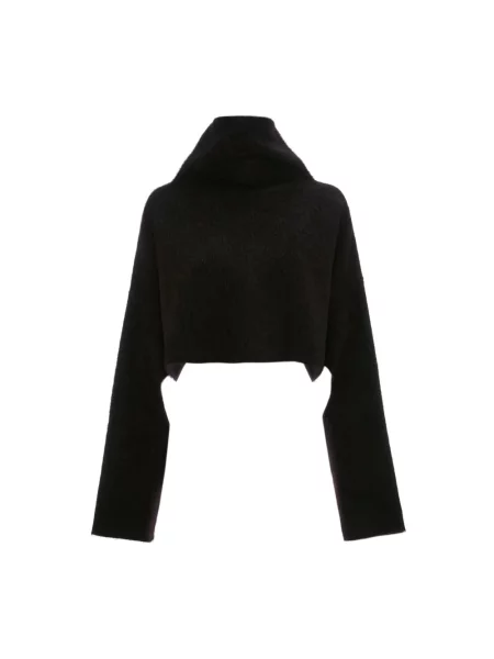 Krótki sweter Jw Anderson czarny