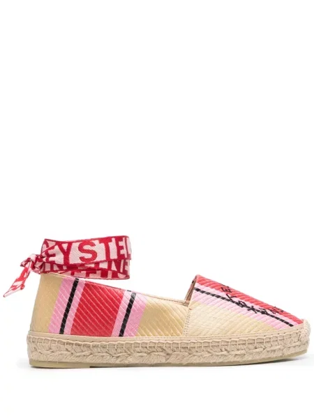 Espadrile Stella Mccartney cu broderie fără toc