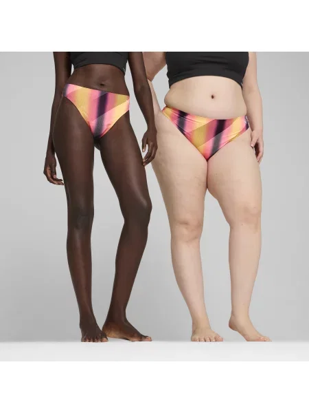 Bezszwowe stringi sportowe PUMA x Modibodi zapewniające niską/średnią ochronę żółte