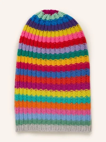 Hurray Kašmírová Čepice Sailor Multi oranžová/ fialová modrá