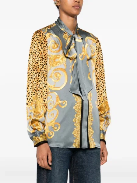 Selyem ing Versace szürke