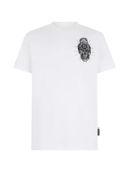 Majica Philipp Plein s vezom bijela