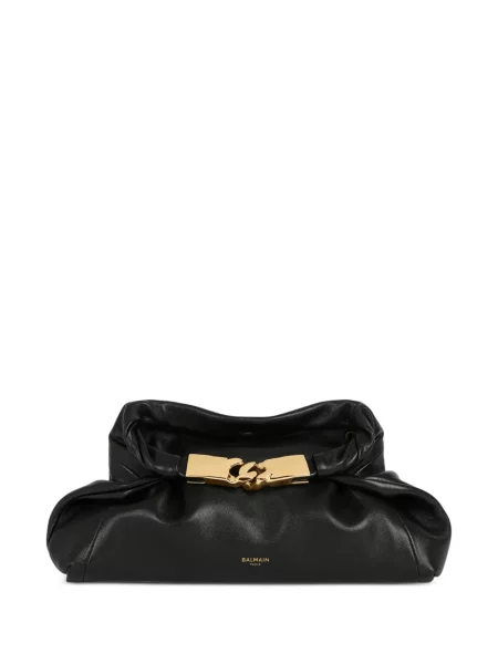 Geantă Balmain din piele negru