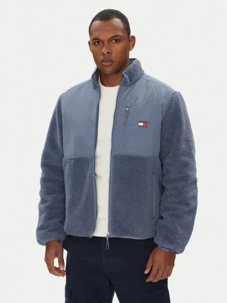 Paltas Tommy Jeans mėlyna