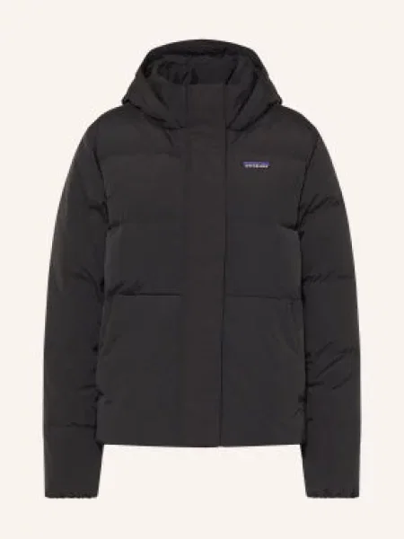 Patagonia Péřové Bundy Sisar Down Hoody černá