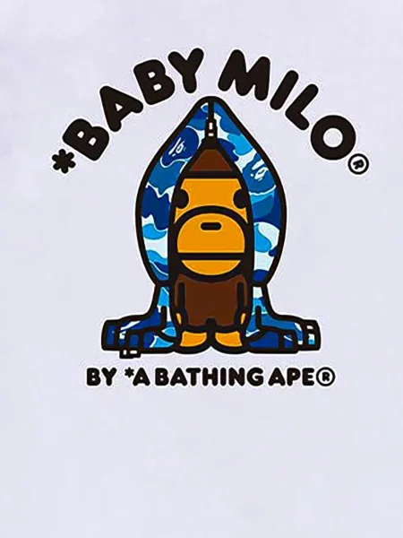 Koszulka dziecięca A Bathing Ape® biała