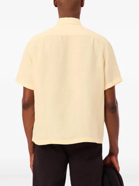 Къс риза Lacoste жълто