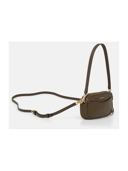 Torebka crossbody Michael Michael Kors skórzana zielona