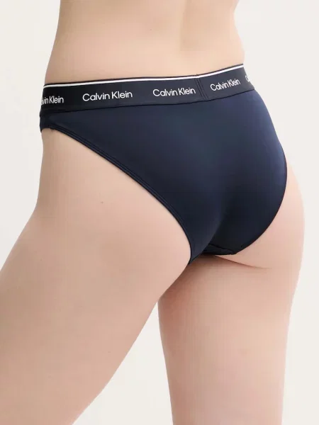 Calvin Klein figi kąpielowe miękka miseczka granatowy