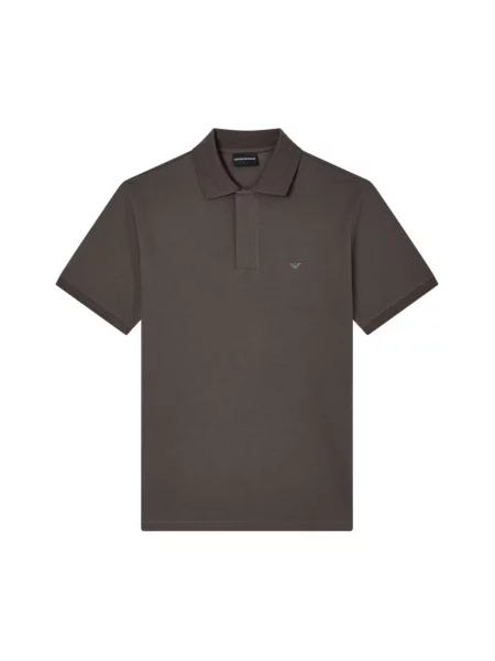 Koszulka polo Emporio Armani szara