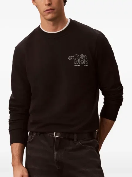 Hanorac Calvin Klein cu imagine negru