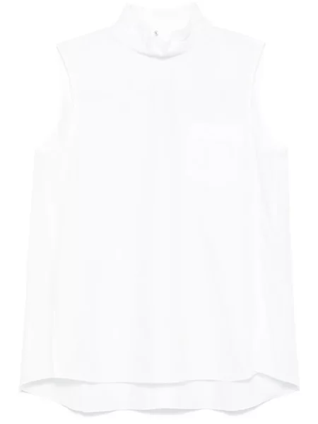 Bluză Sacai fără mâneci alb