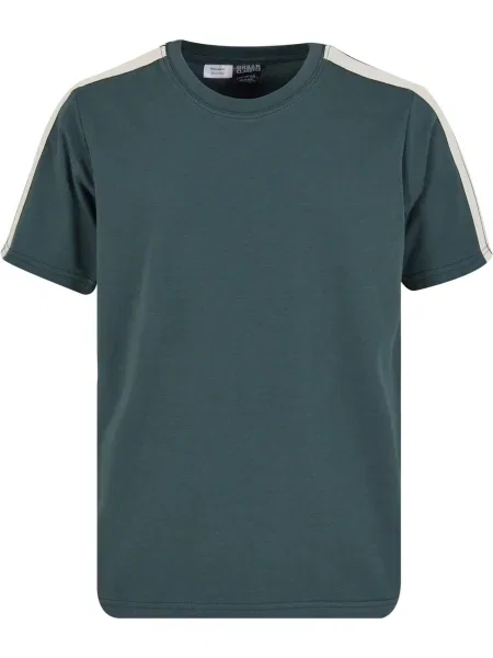 Mister Tee Tricou Tennis Core verde închis / murdar alb