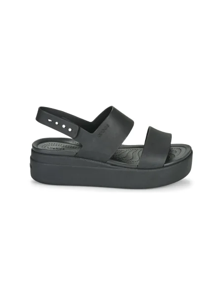 Dámske sandále Crocs Brooklyn Low Wedge black/black čierna