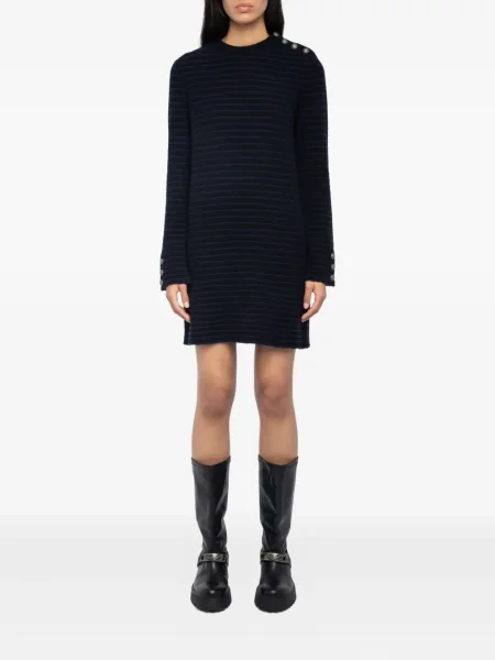 Rochie mini Zadig&voltaire cu dungi de costum negru