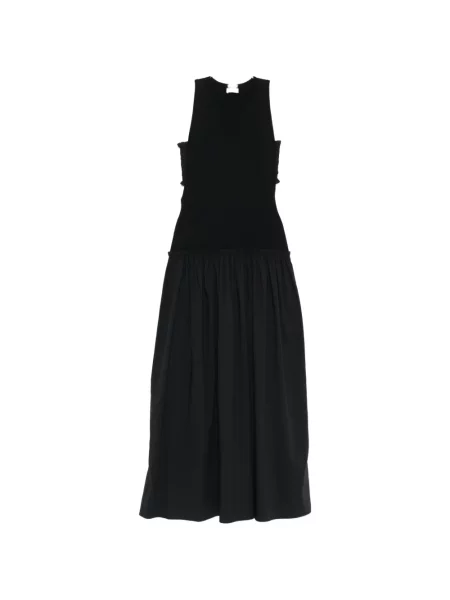 Rochie maxi Liu Jo fără mâneci tricotate negru