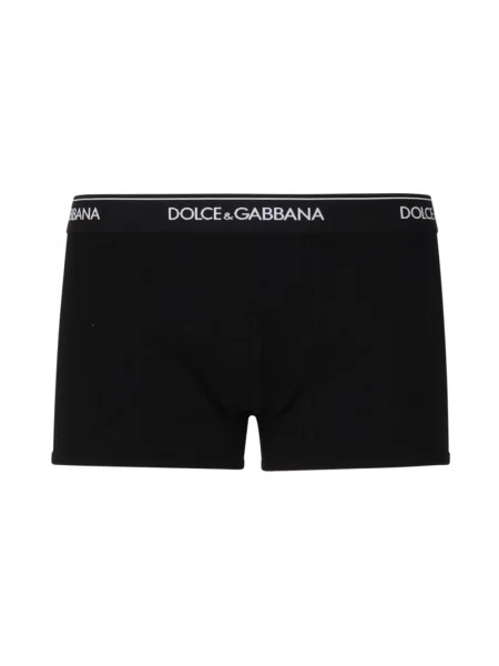 Majtki Dolce And Gabbana ze stretchu czarne