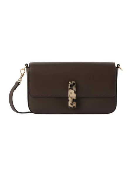 Furla torebka crossbody skórzana Iride S brązowa