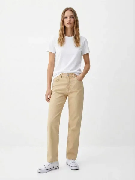 Прямі джинси LTB Jeans бежевий